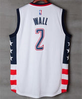 Men 2 John Wall Jersey White Washington Wizards Throwback Swingman Jersey