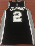Men 2 Kawhi Leonard Jersey Black San Antonio Spurs Swingman Jersey