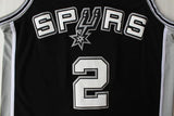 Men 2 Kawhi Leonard Jersey Black San Antonio Spurs Swingman Jersey Fanatics