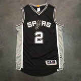 Men 2 Kawhi Leonard Jersey Black San Antonio Spurs Jersey Swingman Special