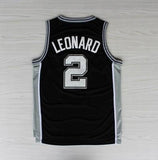 Men 2 Kawhi Leonard Jersey Black San Antonio Spurs Swingman Jersey Fanatics