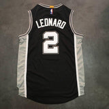 Men 2 Kawhi Leonard Jersey Black San Antonio Spurs Jersey Swingman Special