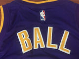 Men 2 Lonzo Ball Jersey Purple Los Angeles Lakers Jersey Swingman Fanatics