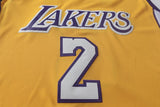 Men 2 Lonzo Ball Swingman Jersey Yellow Los Angeles Lakers Jersey Swingman