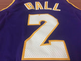 Men 2 Lonzo Ball Jersey Purple Los Angeles Lakers Jersey Swingman Fanatics