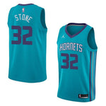 Men 32 Julyan Stone Jersey Blue Charlotte Hornets Jersey Fanatics