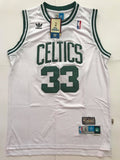 Men 33 Larry Bird Jersey White Boston Celtics Swingman Jersey Fanatics
