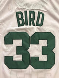 Men 33 Larry Bird Jersey White Boston Celtics Swingman Jersey Fanatics