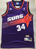 Men 34 Charles Barkley Jersey Purple Phoenix Suns Swingman Fanatics
