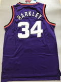 Men 34 Charles Barkley Jersey Purple Phoenix Suns Swingman Fanatics