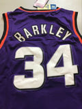 Men 34 Charles Barkley Jersey Purple Phoenix Suns Swingman Fanatics