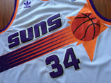 Men 34 Charles Barkley Jersey White Phoenix Suns Swingman Fanatics