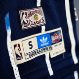 Men 34 Hakeem Olajuwon Jersey Blue Houston Rockets Jersey Hardwood Classics