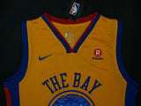 Men 35 Kevin Durant Jersey Yellow The Bay Golden State Warriors City Edition