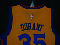 Men 35 Kevin Durant Jersey Yellow The Bay Golden State Warriors City Edition
