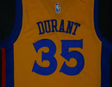 Men 35 Kevin Durant Jersey Yellow The Bay Golden State Warriors City Edition