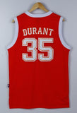 Men 35 Kevin Durant Swingman Jersey Orange Texas Longhorns Jersey