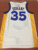 Men GSW 35 Kevin Durant Jersey White Golden State Warriors Fanatics