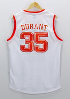 Men 35 Kevin Durant Swingman Jersey White Texas Longhorns Jersey