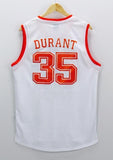 Men 35 Kevin Durant Swingman Jersey White Texas Longhorns Jersey