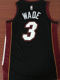 Men 3 Dwyane Wade Jersey Black Miami Heat Swingman Jersey Fanatics