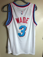 Men 3 Dwyane Wade City Jersey White Miami Heat jersey Fanatics Swingman