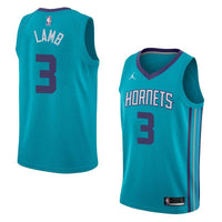 Men 3 Jeremy Lamb Jersey Blue Charlotte Hornets Jersey Fanatics