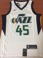 Men 45 Donovan Mitchell Jersey White Utah Jazz Fanatics Swingman
