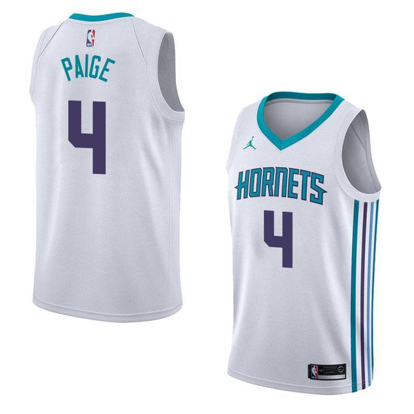 Men 4 Marcus Paige White Charlotte Hornets Jersey Fanatics