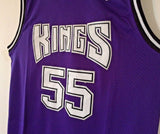 Men 55 Jason Williams Jersey Purple Sacramento Kings Throwback Swingman