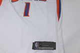 Men 1 Devin Booker Jersey White Phoenix Suns Jersey Swingman Fanatics