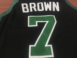 Men 7 Jaylen Brown Jersey Black Boston Celtics Jersey Swingman Fanatics