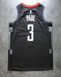 Men 13 Chris Paul Jersey Black Houston Rockets Jersey Swingman Fanatics