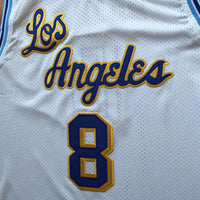 Men 8 Kobe Bryant Jersey White Christmas Los Angeles Lakers Swingman Jersey