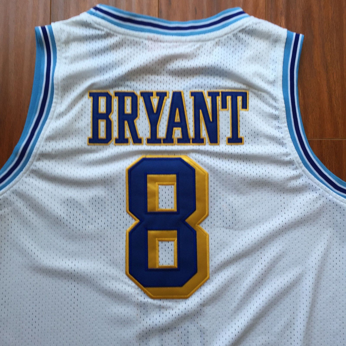 Lakers 8 Bryant Light Blue Swingman Jerseys