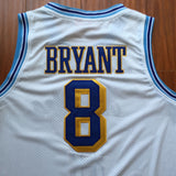 Men 8 Kobe Bryant Jersey White Christmas Los Angeles Lakers Swingman Jersey