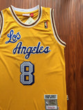 Men 8 Kobe Bryant Jersey Yellow Christmas Los Angeles Lakers Swingman Jersey
