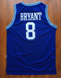 Men 8 Kobe Bryant Jersey Blue Christmas Los Angeles Lakers Swingman Jersey