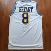 Men 8 Kobe Bryant Jersey White Christmas Los Angeles Lakers Swingman Jersey