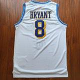 Men 8 Kobe Bryant Jersey White Christmas Los Angeles Lakers Swingman Jersey
