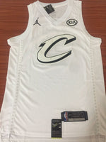 Men 2018 All Star CAVS 23 Lebron James Jersey White Cleveland Cavaliers