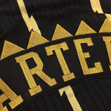 Men 15 Vince Carter Jersey Gold Hardwood Classics Toronto Raptors Jersey