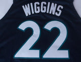 Men 22 Andrew Wiggins Jersey Black Minnesota Timberwolves Jersey Player