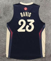 Men 23 Anthony Davis Jersey Dark Blue New Orleans Pelicans Christmas