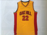 Men 22 Carmelo Anthony Jersey Yellow Oak Hill Swingman Jersey Fanatics