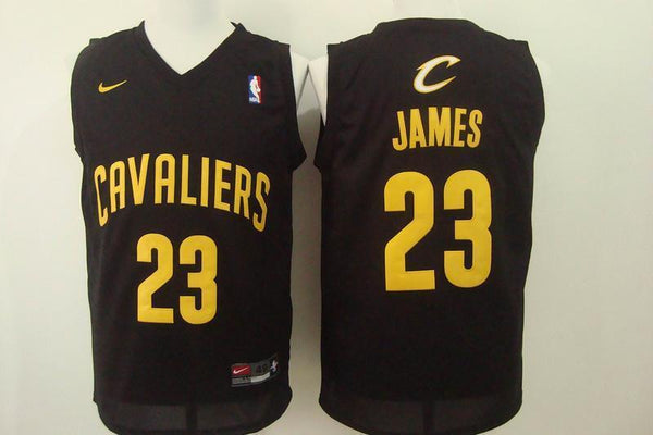 Men 23 Lebron James Jersey Black Cleveland Cavaliers Jersey Fanatics