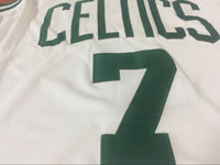 Men 7 Jaylen Brown Jersey White Boston Celtics Jersey Swingman Fanatics