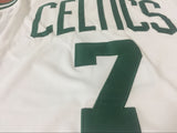Men 7 Jaylen Brown Jersey White Boston Celtics Jersey Swingman Fanatics