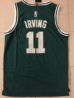 Men 11 Kyrie Irving Celtics Jersey Green Boston Celtics Jersey Fanatics