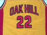 Men 22 Carmelo Anthony Jersey Yellow Oak Hill Swingman Jersey Fanatics